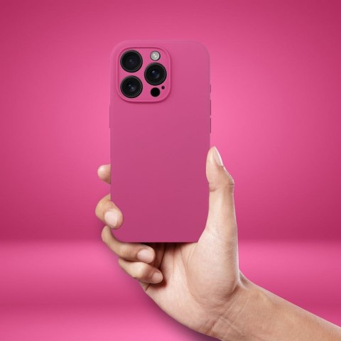Etui na iPhone 18 Pro / 17 Pro Silicone 2mm (camera protection) różowe