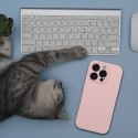 Etui na iPhone 18 Pro / 17 Pro Silicone 2mm (camera protection) zgodne z MagSafe pudrowy róż