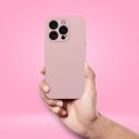 Etui na iPhone 18 Pro Max / 17 Pro Max Silicone 2mm (camera protection) pudrowy róż