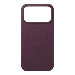 Etui na iPhone 18 Pro Max / 17 Pro Max Silicone 2mm (camera protection) zgodne z MagSafe burgundowy