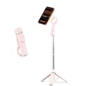Selfie stick Tech-Protect L11S MagSafe Bluetooth - różowy