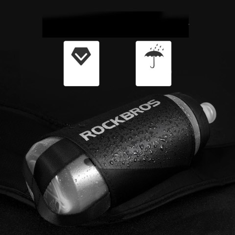 Saszetka rowerowa Rockbros D45 biodrowa na bidon - czarna