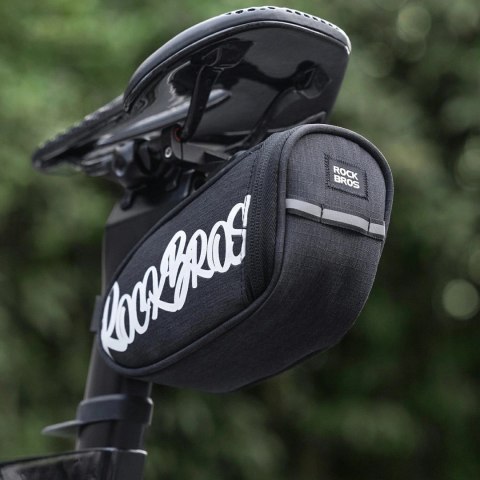 Torba rowerowa Rockbros G007 Flash Journey podsiodłowa 0.8 l - czarna