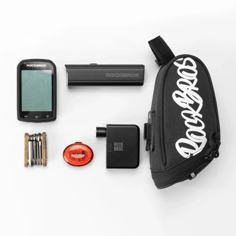 Torba rowerowa Rockbros G007 Flash Journey podsiodłowa 0.8 l - czarna