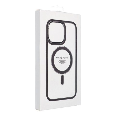 Etui na iPhone 18 Pro / 17 Pro Color Edge Mag Cover zgodne z MagSafe czarne