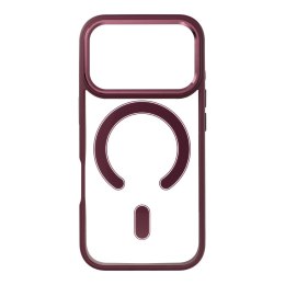 Etui na iPhone 18 Pro / 17 Pro Color Edge Mag Cover zgodne z MagSafe ciemnowiśniowe