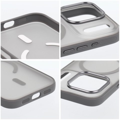 Etui na iPhone 18 Pro / 17 Pro Color Edge Mag Cover zgodne z MagSafe szary