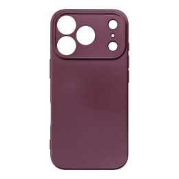 Etui na iPhone 18 Pro / 17 Pro Metallic burgundowy