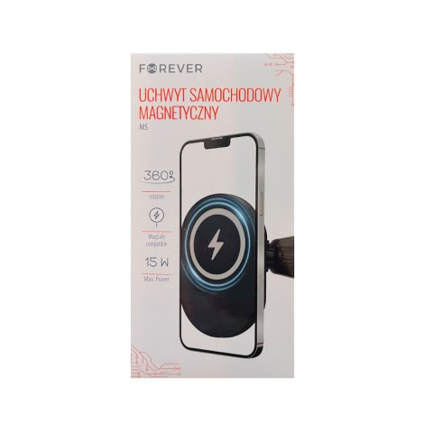 Forever uchwyt samochodowy magnetyczny do kratki US-K-MS z ładowaniem indukcyjnym do MagSafe