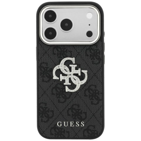 GUESS futerał do IPHONE 18 Pro /17 Pro (Big Strass Logo 4G) brązowy