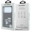 KARL LAGERFELD futerał do IPHONE 18 Pro /17 Pro kompatybilny z MagSafe (Bodies Sketch) burgundowy
