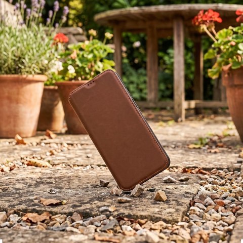 Etui Smart Touch do iPhone 17 6,3" brązowe