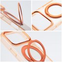 Etui na iPhone 18 Pro / 17 Pro Frame Circle Stand zgodne z MagSafe pomarańczowe