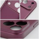 Etui na iPhone 18 Pro / 17 Pro Metallic burgundowy