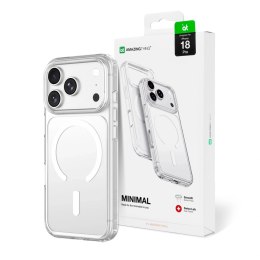 Etui AMAZINGTHING Minimal Mag Drop Proof Case 3 Lens na iPhone 18 Pro z mocowaniem na smycz kompatybilne z MagSafe - przezroczys