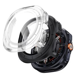 Etui Tech-Protect Defense 2-Pack na Samsung Galaxy Watch Ultra 47 mm - przezroczysto-czarne matowe