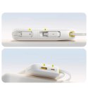 Powerbank Baseus EnerFill FC31 QPow3 10000mAh 45W z wyświetlaczem cyfrowym z 2 wbudowanymi kablami USB-C - biały