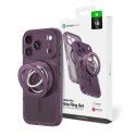 Etui AMAZINGTHING Titan Pro Lens Ring Set na iPhone 18 Pro z osłoną aparatu i ringiem magnetycznym kompatybilne z MagSafe - fiol