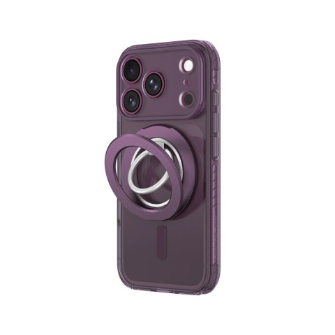 Etui AMAZINGTHING Titan Pro Lens Ring Set na iPhone 18 Pro z osłoną aparatu i ringiem magnetycznym kompatybilne z MagSafe - fiol