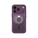 Etui AMAZINGTHING Titan Pro Lens Ring Set na iPhone 18 Pro z osłoną aparatu i ringiem magnetycznym kompatybilne z MagSafe - fiol