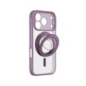 Etui AMAZINGTHING Titan Pro Lens Ring Set na iPhone 18 Pro z osłoną aparatu i ringiem magnetycznym kompatybilne z MagSafe - fiol