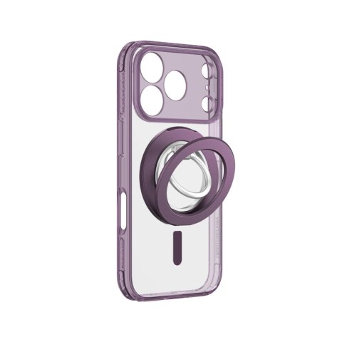 Etui AMAZINGTHING Titan Pro Lens Ring Set na iPhone 18 Pro z osłoną aparatu i ringiem magnetycznym kompatybilne z MagSafe - fiol