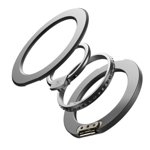 Etui AMAZINGTHING Titan Pro Lens Ring Set na iPhone 18 Pro z osłoną aparatu i ringiem magnetycznym kompatybilne z MagSafe - fiol