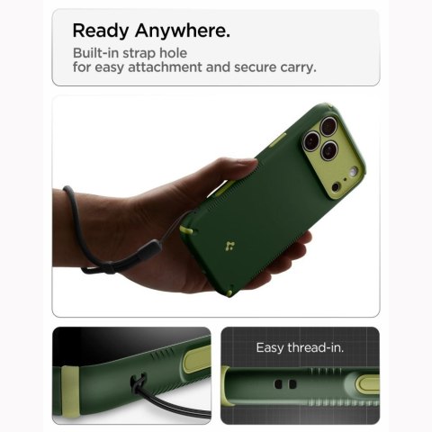SPIGEN futerał NANO POP HYBRID kompatybliny z MagSafe do IPHONE 18 Pro Max / 17 Pro Max avo green
