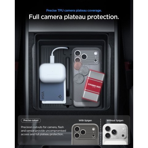 SPIGEN futerał RUGGED ARMOR kompatybliny z MagSafe do IPHONE 18 Pro / 17 Pro grey