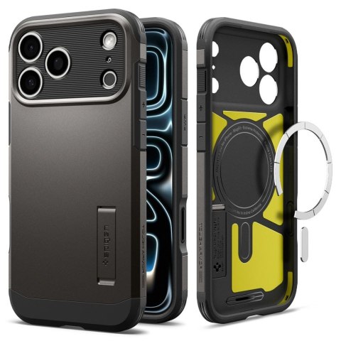 SPIGEN futerał TOUGH ARMOR T kompatybliny z MagSafe do IPHONE 18 Pro Max / 17 Pro Max gunmetal