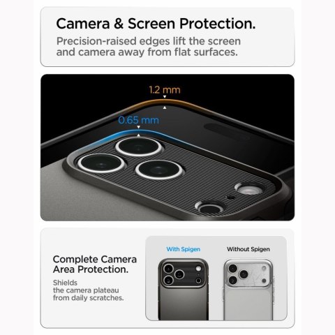 SPIGEN futerał TOUGH ARMOR T kompatybliny z MagSafe do IPHONE 18 Pro Max / 17 Pro Max gunmetal