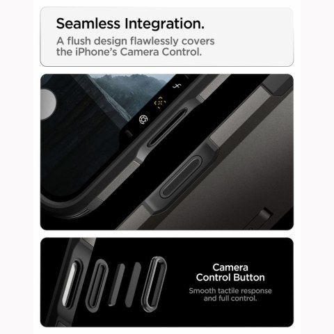 SPIGEN futerał TOUGH ARMOR T kompatybliny z MagSafe do IPHONE 18 Pro Max / 17 Pro Max gunmetal