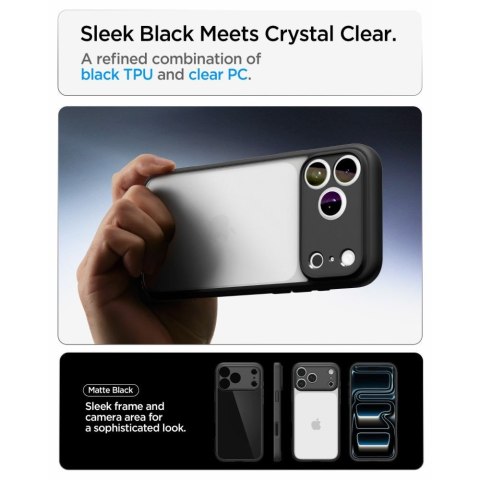 SPIGEN futerał ULTRA HYBRID do IPHONE 18 Pro Max / 17 Pro Max matte black