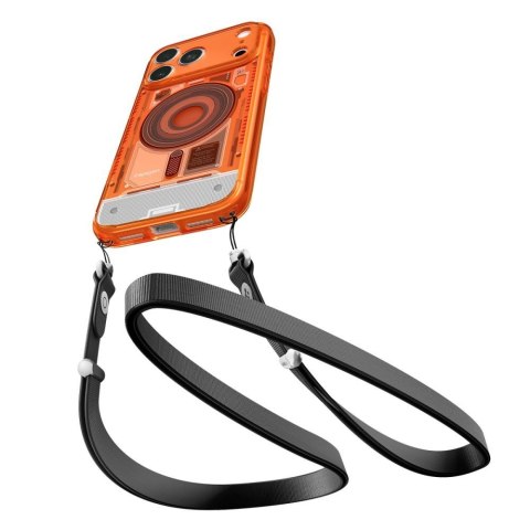 SPIGEN futerał ULTRA HYBRID kompatybliny z MagSafe do IPHONE 18 Pro / 17 Pro c-one tangerine