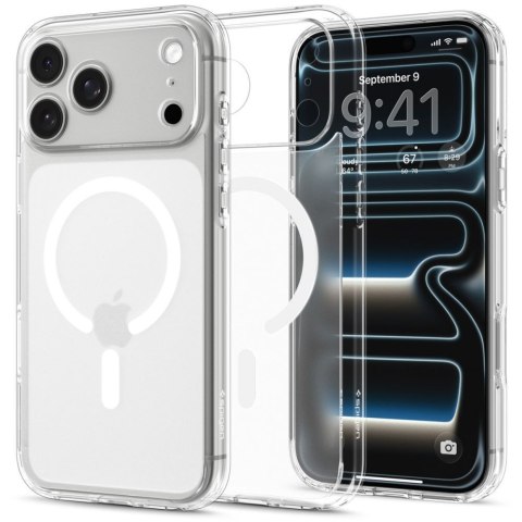 SPIGEN futerał ULTRA HYBRID kompatybliny z MagSafe do IPHONE 18 Pro / 17 Pro frost white