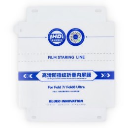 Szkło Hartowane 5D do Samsung FOLD 7 / FOLD 8 ULTRA Mr. Monkey Glass czarne (Foldable Inner Screen Protector)