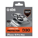 Szkło ochronne na aparat SBS D3O Camera Lens Protector na iPhone 18 Pro Max