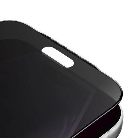 Szkło prywatyzujące AMAZINGTHING Titan +Care Privacy Glass na iPhone 18 Pro Max z ramką montażową