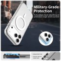 For iPhone 18 Pro / 17 Pro Magnetic Case Anti Drop Hybrid Phone Back Cover - White