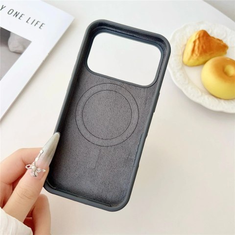 For iPhone 18 Pro Max / 17 Pro Max Magnetic Case Liquid Silicone Anti-Drop Phone Back Cover - White