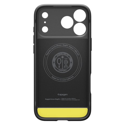 Spigen nakładka Rugged Armor MagSafe do iPhone 17 Pro Max / 18 Pro Max matowa czarna