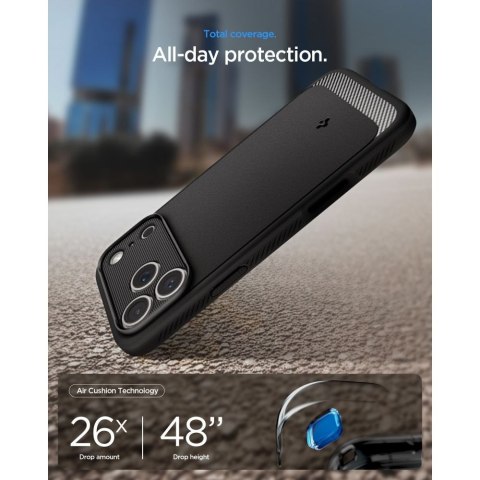 Spigen nakładka Rugged Armor MagSafe do iPhone 17 Pro Max / 18 Pro Max matowa czarna
