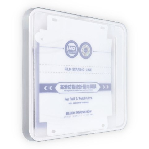 Szkło Hartowane 5D do Samsung FOLD 7 / FOLD 8 ULTRA Mr. Monkey Glass czarne (Foldable Inner Screen Protector)