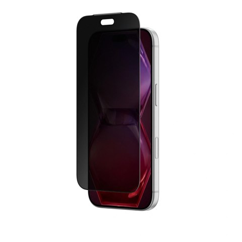 Szkło prywatyzujące matowe AMAZINGTHING Titan +Care Matte Privacy Glass na iPhone 18 Pro z ramką montażową