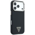 Etui Guess Kevlar Triangle Logo MagSafe do iPhone 18 Pro / 17 Pro czarny