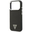 Etui Guess Kevlar Triangle Logo MagSafe do iPhone 18 Pro Max / 17 Pro Max brązowy