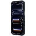 Etui Guess Perforated 4G Gold Logo Magsafe do iPhone 18 Pro Max / 17 Pro Max burgundowy