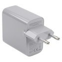 Forever ładowarka sieciowa GaN PD Vibe-TC45AC 1x USB-C 1x USB 45W srebrna