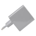 Forever ładowarka sieciowa GaN PD Vibe-TC45AC 1x USB-C 1x USB 45W srebrna