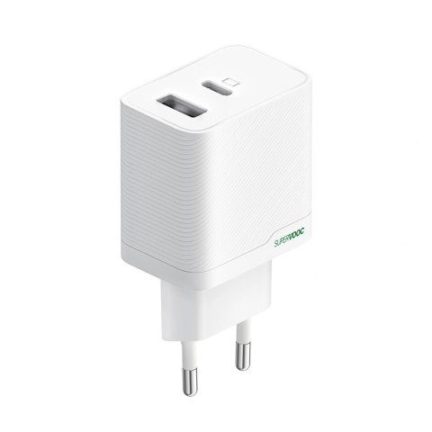 Ładowarka sieciowa OPPO OSAB4CB4AE 45W USB-A + USB-C - biała
